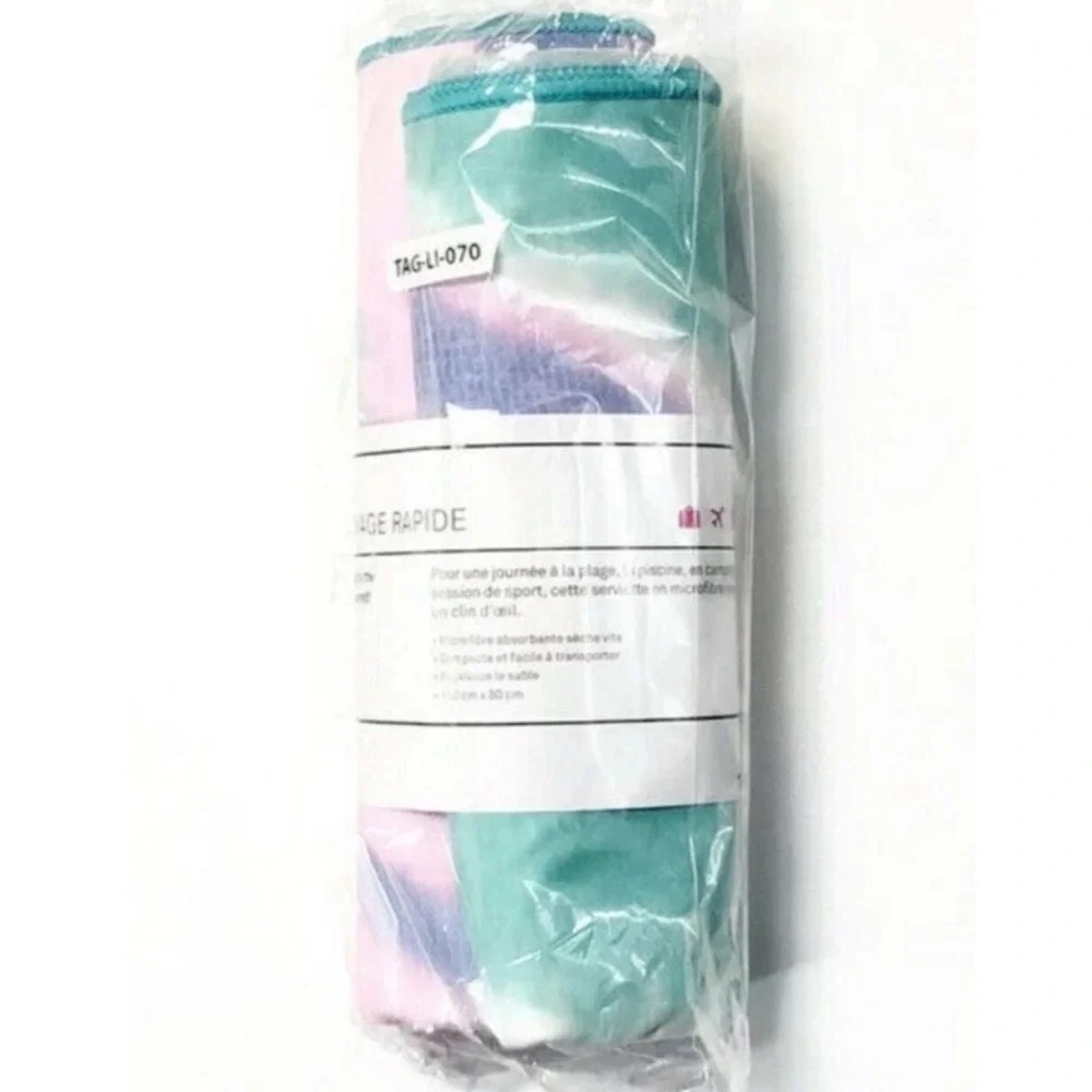 My Tagalongs Tie-Dye Beach Towel